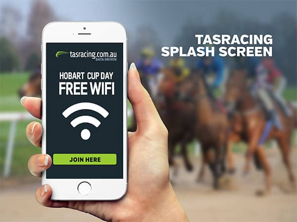 TasRacing Splash Screen | PopUp WiFi - Temporary Event WiFi