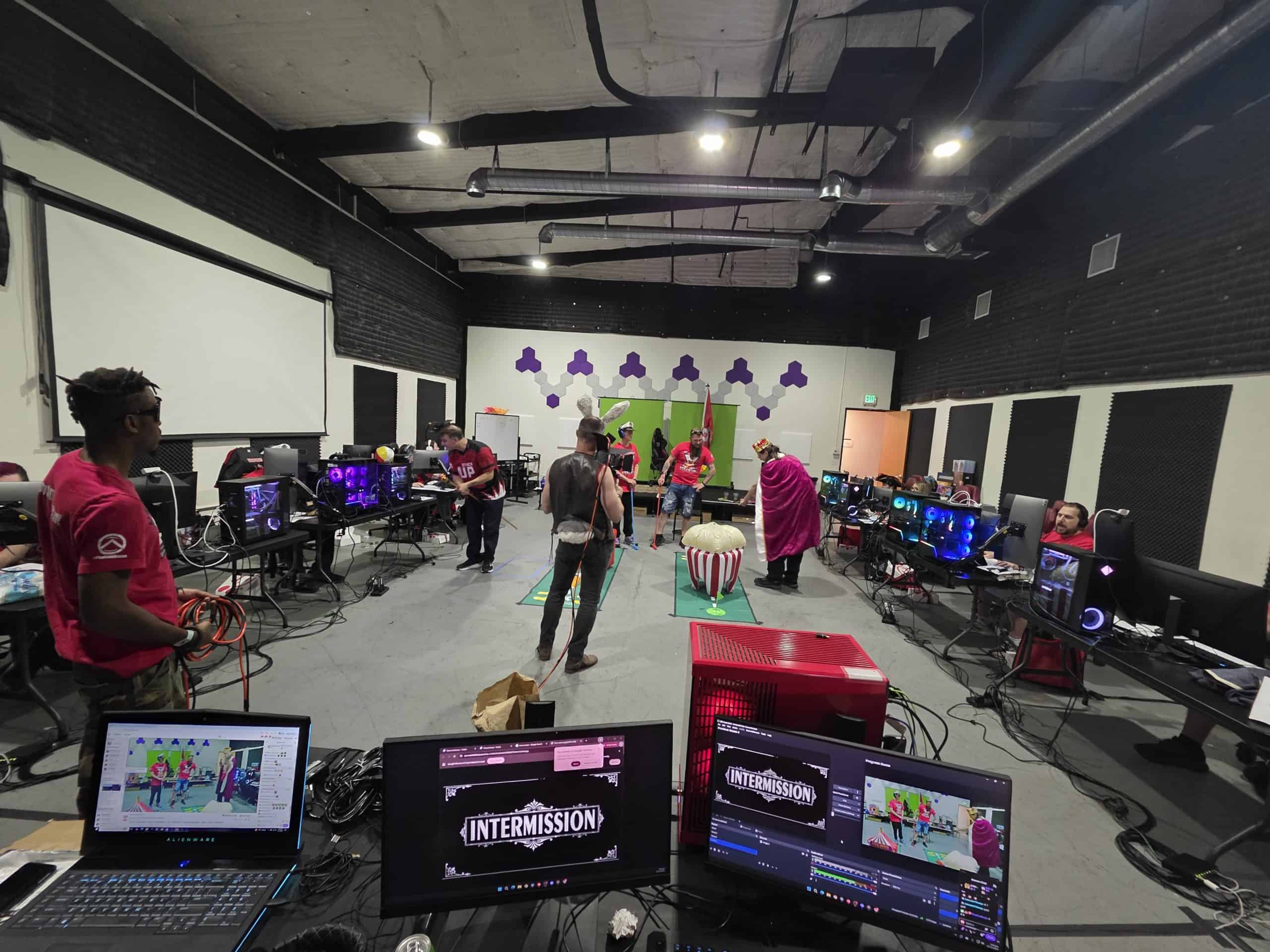 Live streaming event WiFi setup to power a live streamed fundraiser on Twitch for StackUp.org