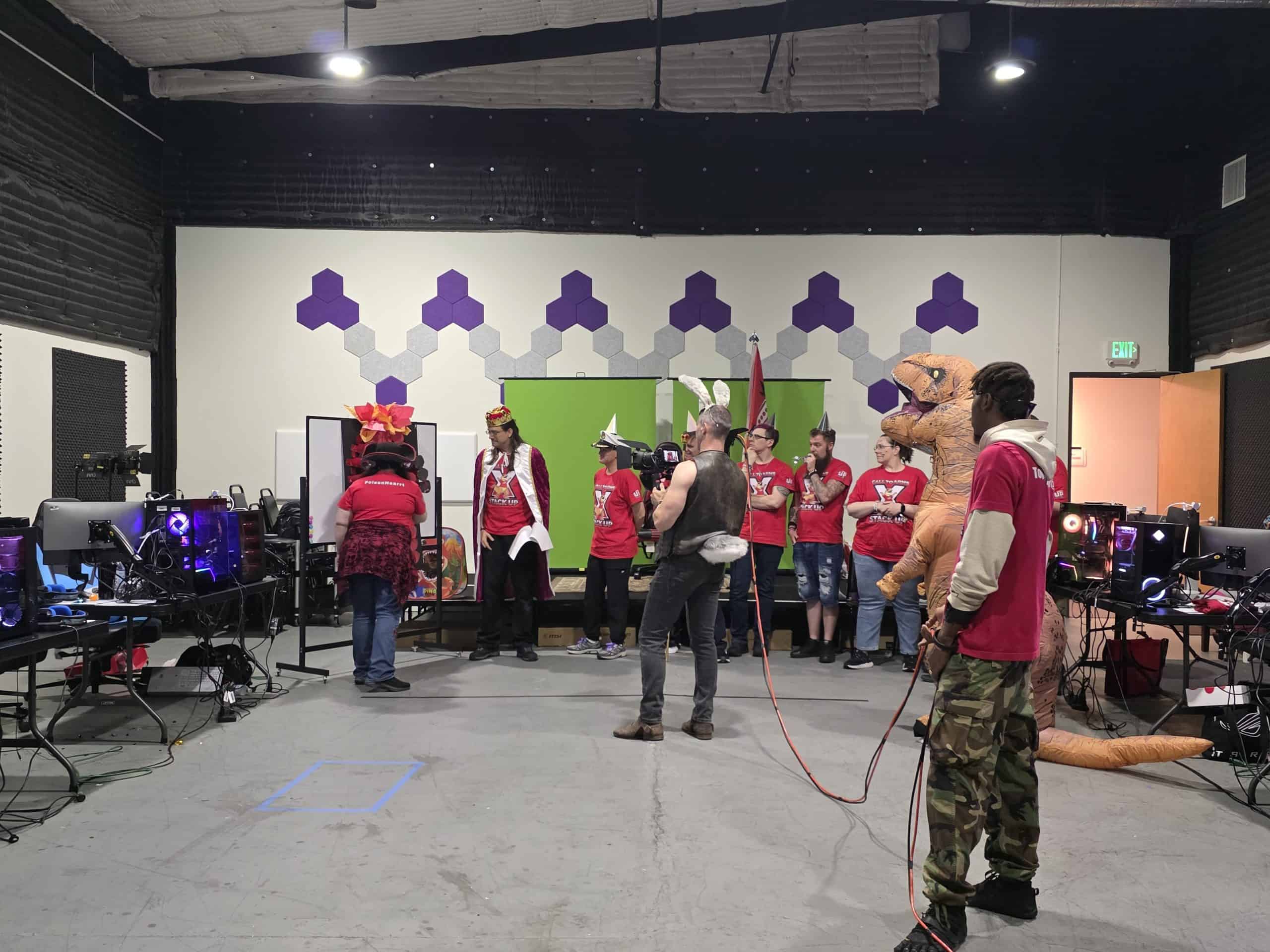 Event internet used to live stream the StackUp.org live streamed Twitch fundraiser in Los Angeles California