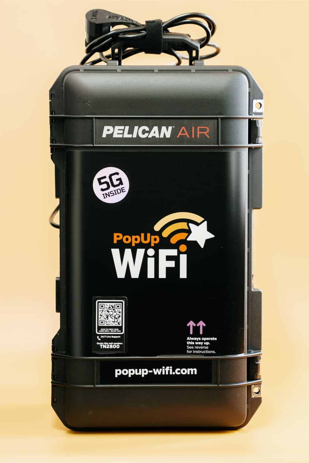 Bonded Cellular Internet for Event Rental Titan Model Quad 5G front facing view