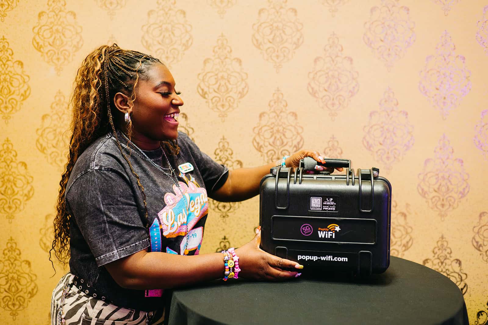 Live event uplink solution using portable WiFi rental Las Vegas