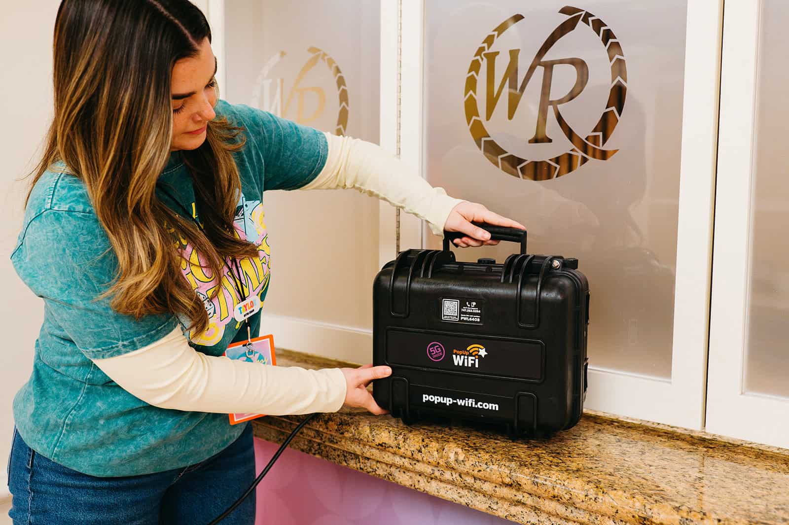 Event internet rental Las Vegas setup in Pelican case ready for production use