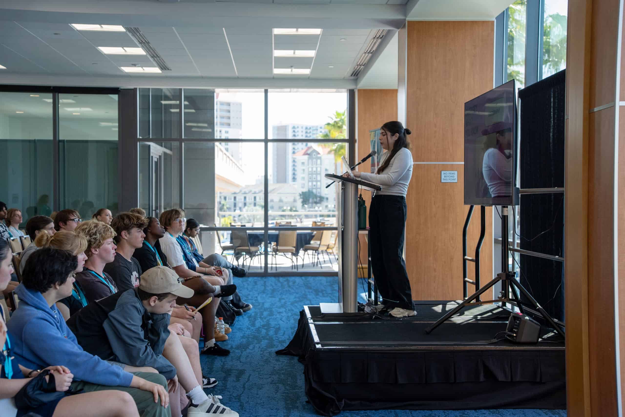 Conference internet powering workshops and presentations