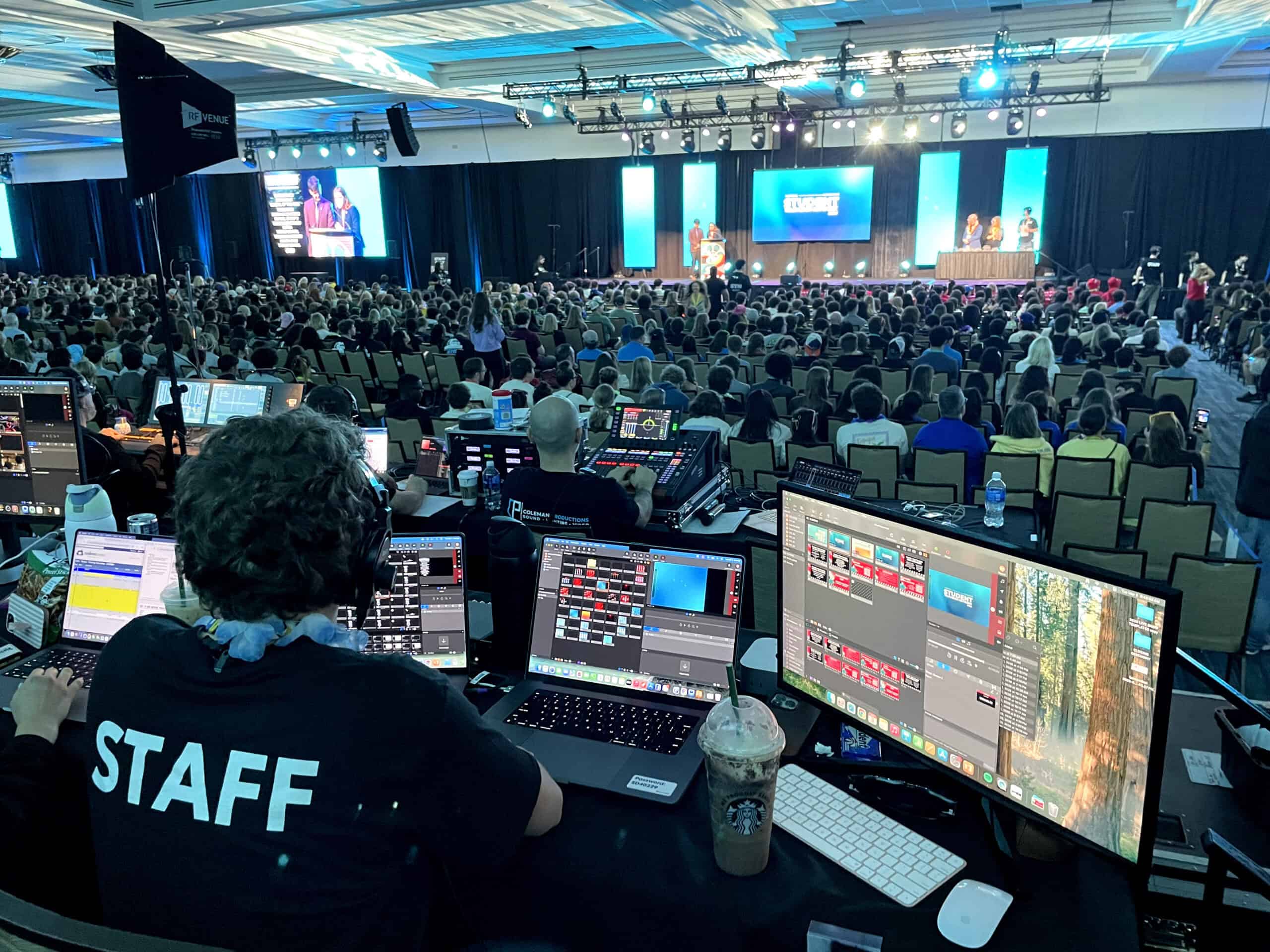 Managed event internet system supporting high-density users at Tampa event