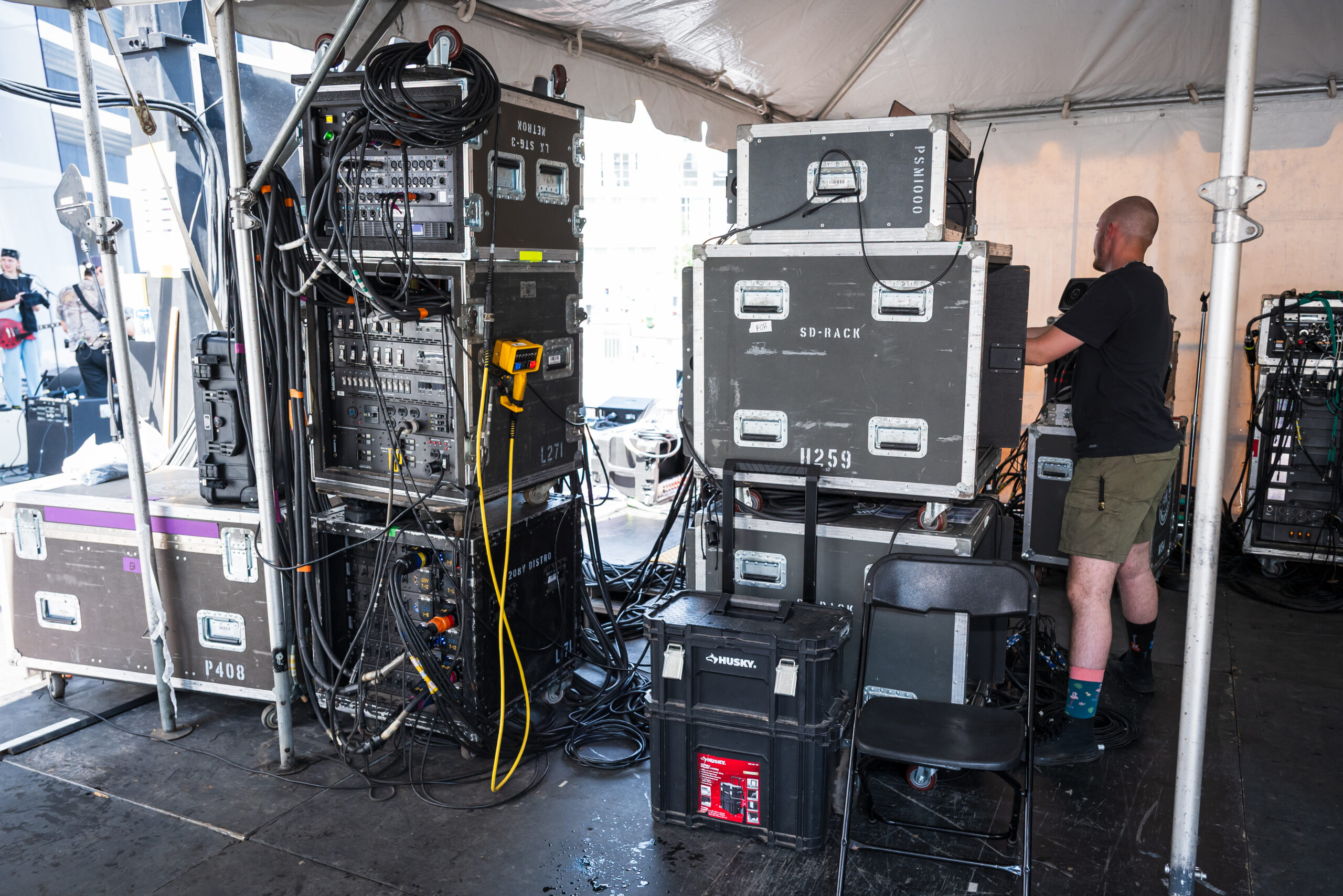 PopUp WiFi network equipment installed to support Taste of Minnesota's event infrastructure.