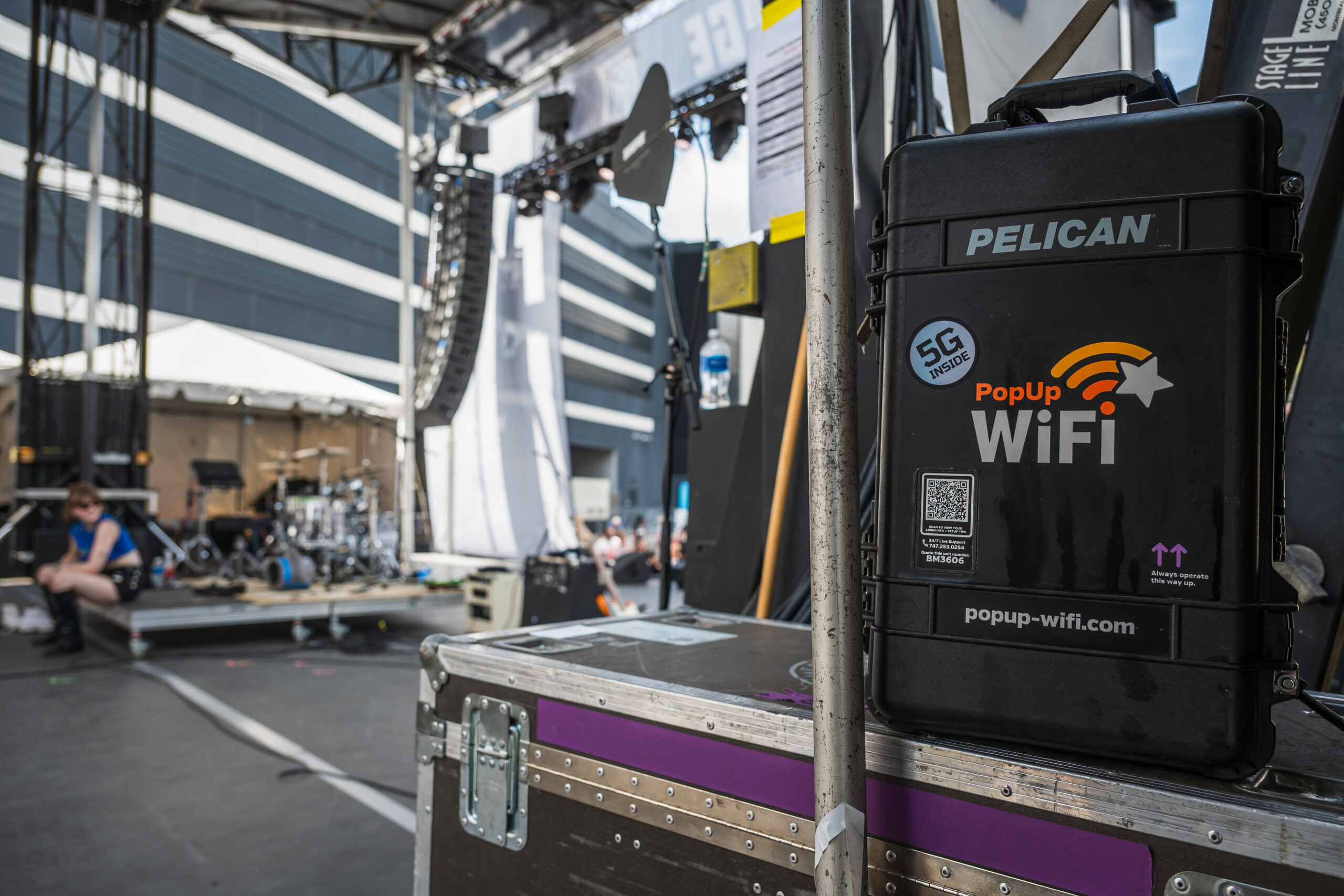 Wireless network coordination for the production team at Taste of Minnesota.