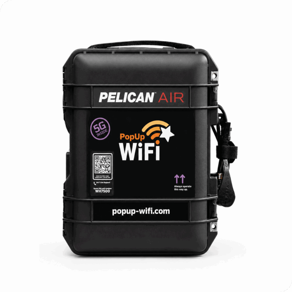 PopUp WiFi Workhorse Unit event WiFi for hire