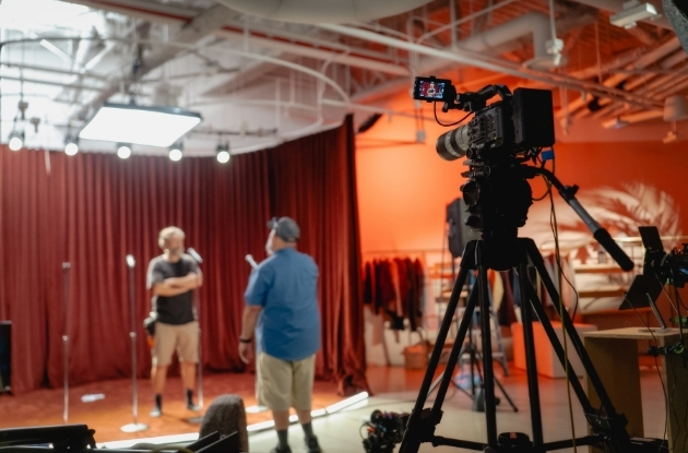 Bonded internet setup for a live production shoot at an H&M showroom in Los Angeles