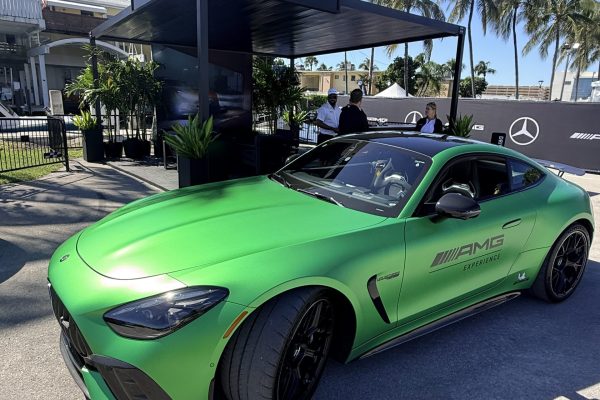 Event WiFi for rent as used at the ExP Hub's Mercedes activation in Florida at the Fort Lauderdale Boat Show